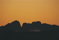 Sunset at Uluru Kata Tjuta  National Park