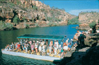 Katherine Gorge guided scenic sightseeing cruise (at own expense and seasonal) NT Tourism