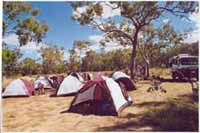 Morning at a bush camp in Western Australia