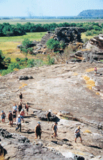 Hiking to Ubirr Rock