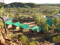 Camp site at Kings Canyon