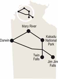 2 Day Kakadu guided camping tour to Kakadu National Park Australia