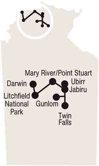 NTY3 - Safari in Style 3 day Kakadu and Litchfield 4wd guided tour from Darwin - Twin Falls crossing has seasonal access